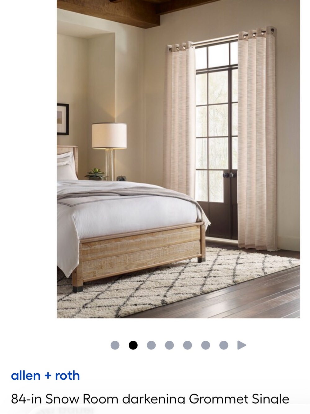 allen + roth Grommet Curtain Panel set